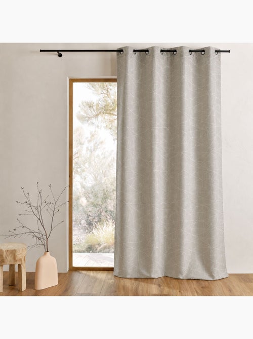Tenda filtrante jacquard con motivi geometrici - Kiabi Tenda filtrante jacquard con motivi geometrici - Kiabi