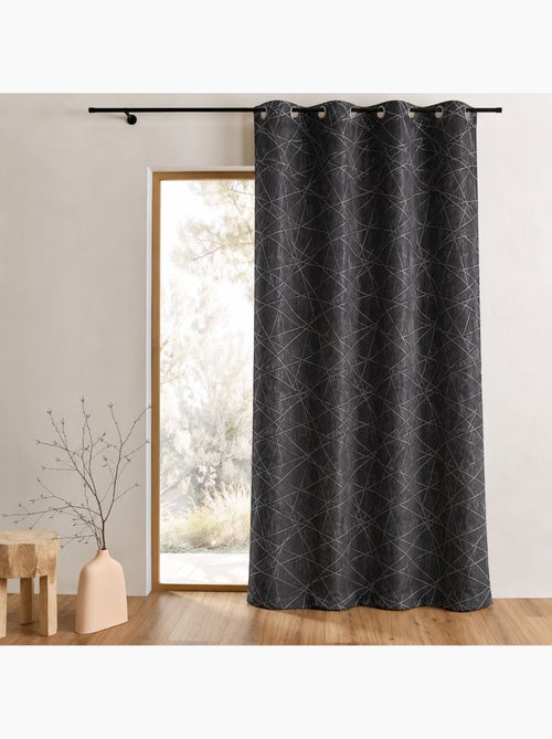 Tenda filtrante jacquard con motivi geometrici - Kiabi Tenda filtrante jacquard con motivi geometrici - Kiabi