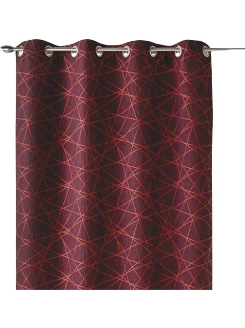 Tenda filtrante jacquard con motivi geometrici - Kiabi Tenda filtrante jacquard con motivi geometrici - Kiabi