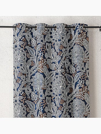 Tenda filtrante jacquard floreale a motivo grafico e raffinato