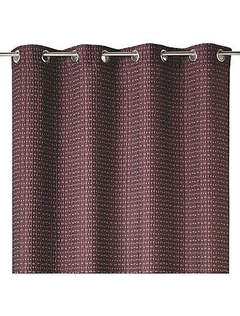 Tenda filtrante spessa in jacquard a tinta unita con motivi in rilievo