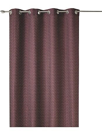 Tenda filtrante spessa in jacquard a tinta unita con motivi in rilievo