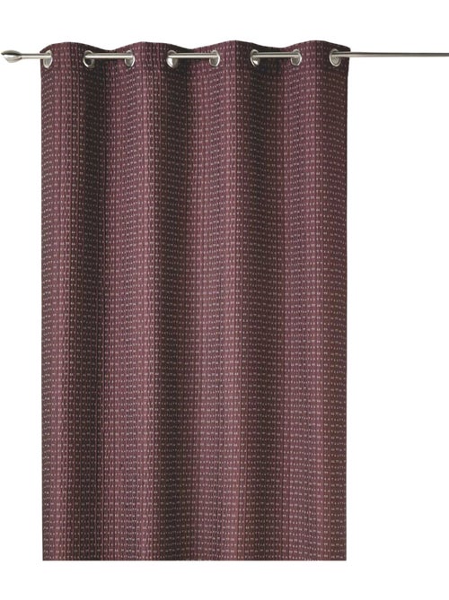 Tenda filtrante spessa in jacquard a tinta unita con motivi in rilievo - Kiabi Tenda filtrante spessa in jacquard a tinta unita con motivi in rilievo - Kiabi