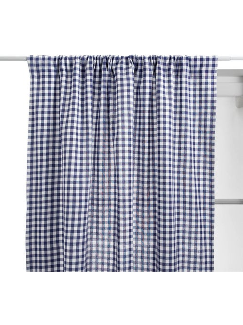 Tenda groove 260x140cm blu marino con motivo gingham - Kiabi Tenda groove 260x140cm blu marino con motivo gingham - Kiabi