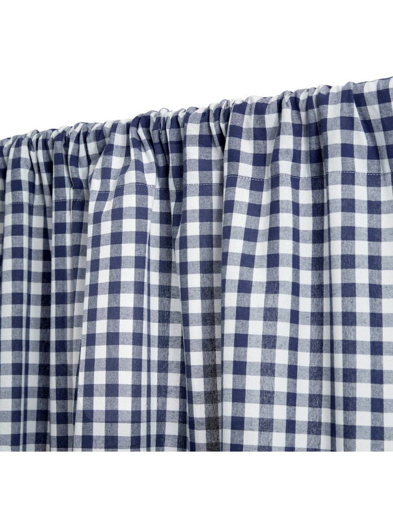Tenda groove 260x140cm blu marino con motivo gingham Blu marino - Kiabi