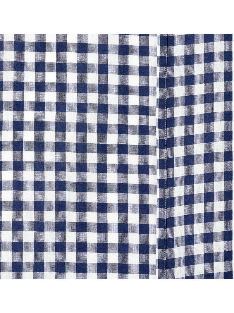 Tenda groove 260x140cm blu marino con motivo gingham Blu marino - Kiabi