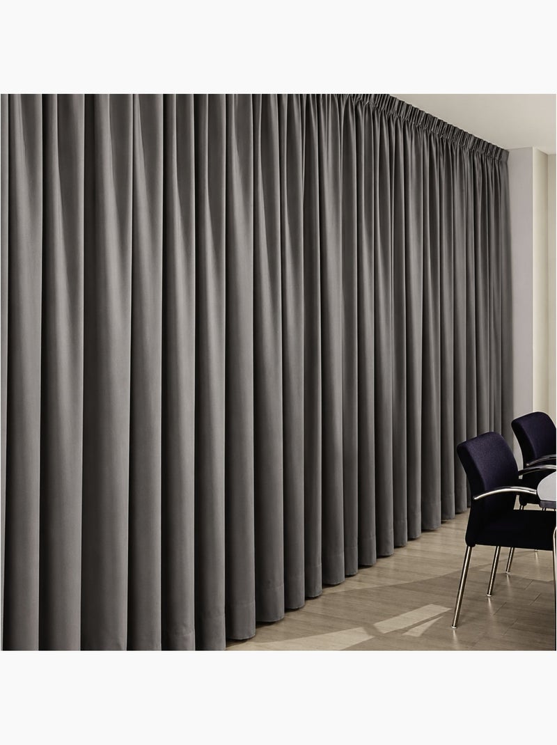 Tenda ignifuga m1 con arricciature Grigio antracite - Kiabi