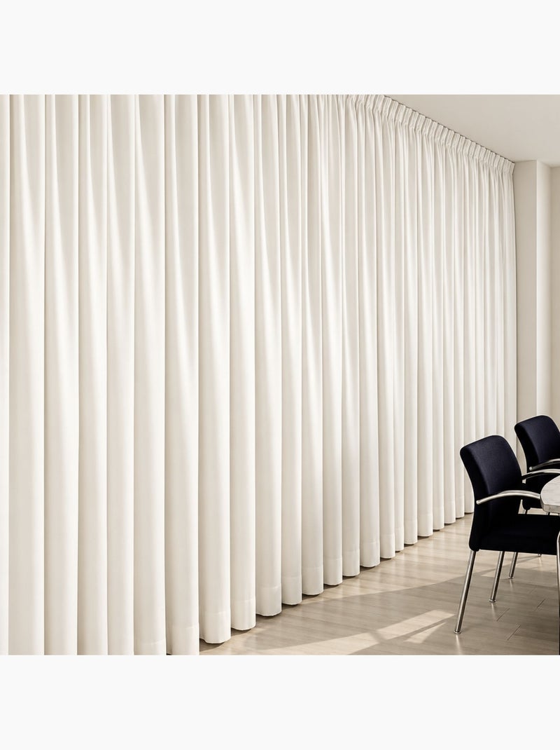 Tenda ignifuga m1 con arricciature Legno naturale - Kiabi