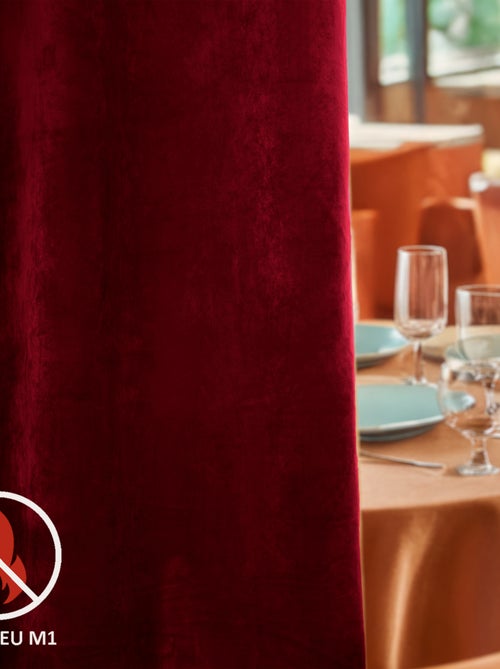 Tenda ignifuga M1 in velluto pregiato - Kiabi