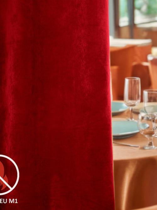 Tenda ignifuga M1 in velluto pregiato - Kiabi