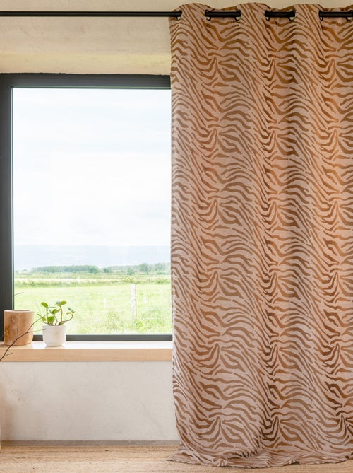 Tenda in ciniglia zebrata - Kiabi