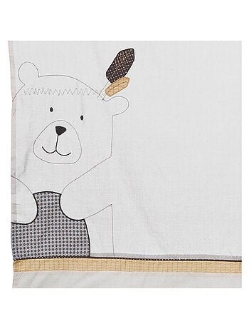 Tenda in cotone beige con gambe - SAUTHON