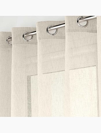 Tende di grande ampiezza con effetto lino intrecciato
