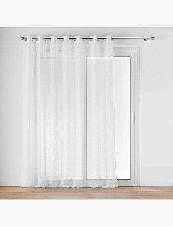 Tende di grande ampiezza con effetto lino intrecciato