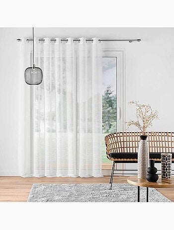 Tende di grande ampiezza con effetto lino intrecciato