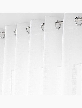 Tende di grande ampiezza con effetto lino intrecciato