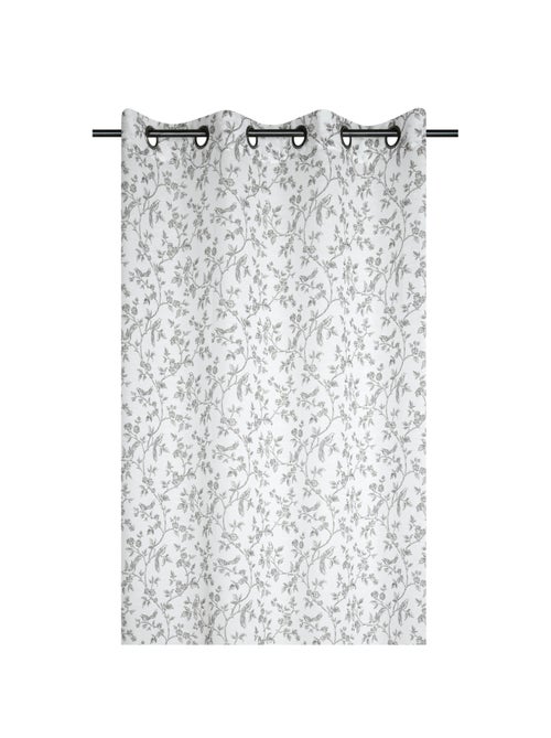 Tenda in cotone con occhielli e stampa floreale - Kiabi Tenda in cotone con occhielli e stampa floreale - Kiabi