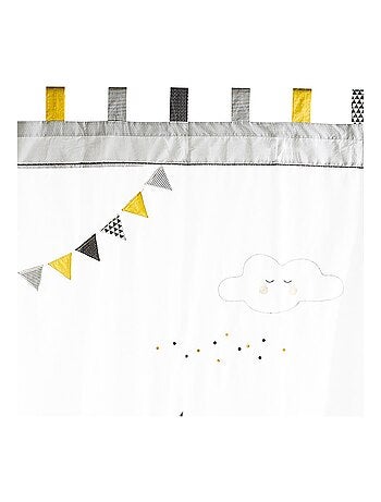 Tenda in cotone grigio con - SAUTHON