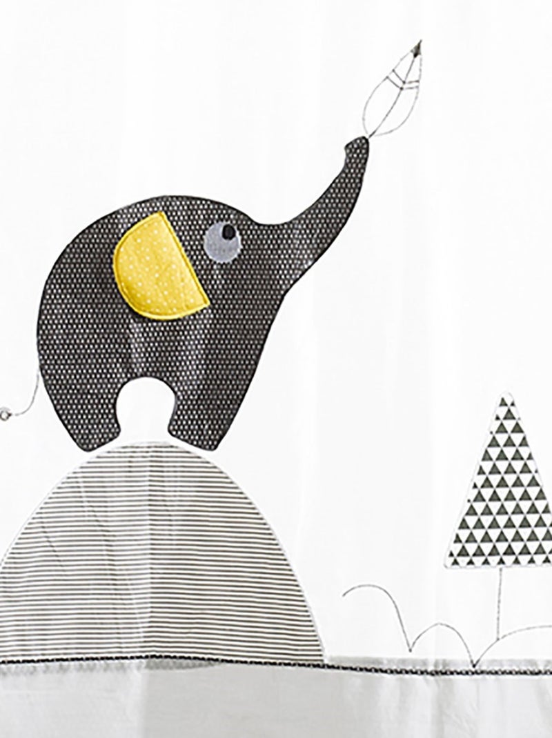 Tenda in cotone grigio con - SAUTHON Grigio - Kiabi