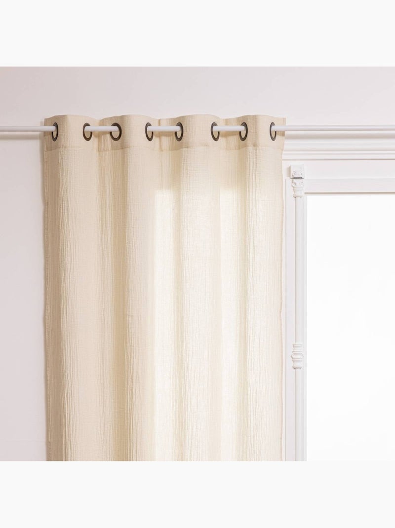 Tenda in cotone jamana 130x260cm bianco avorio Avorio - Kiabi