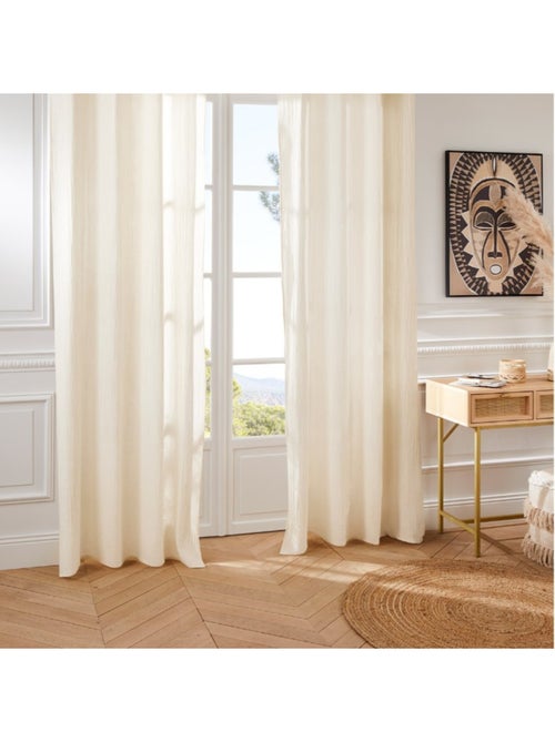Tenda in cotone jamana 130x260cm bianco avorio - Kiabi