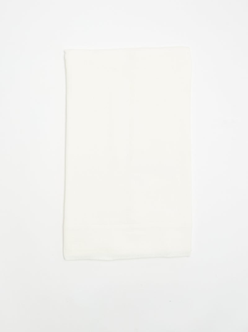 Tenda in cotone testurizzata - 140 x 240 cm Bianco - Kiabi