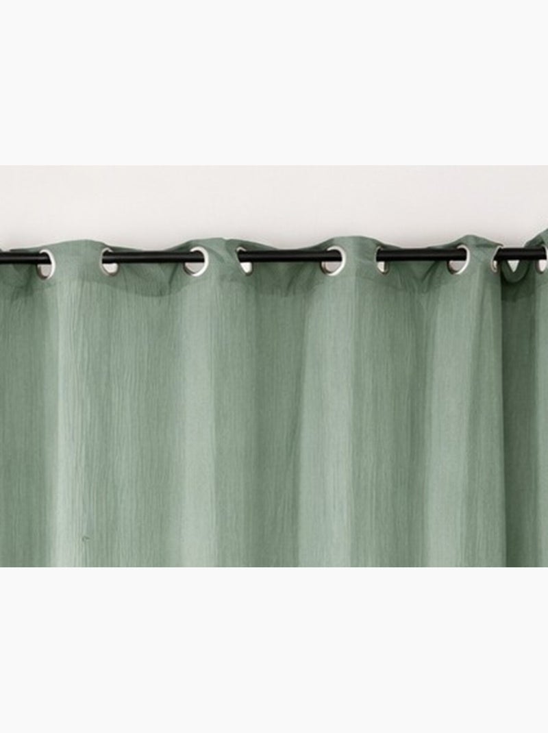 Tenda in doppia garza di cotone, 135x240 cm Verde - Kiabi