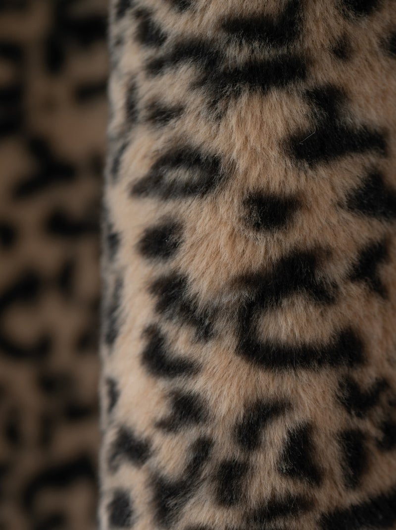 Tenda in finta pelliccia di leopardo Beige - Kiabi