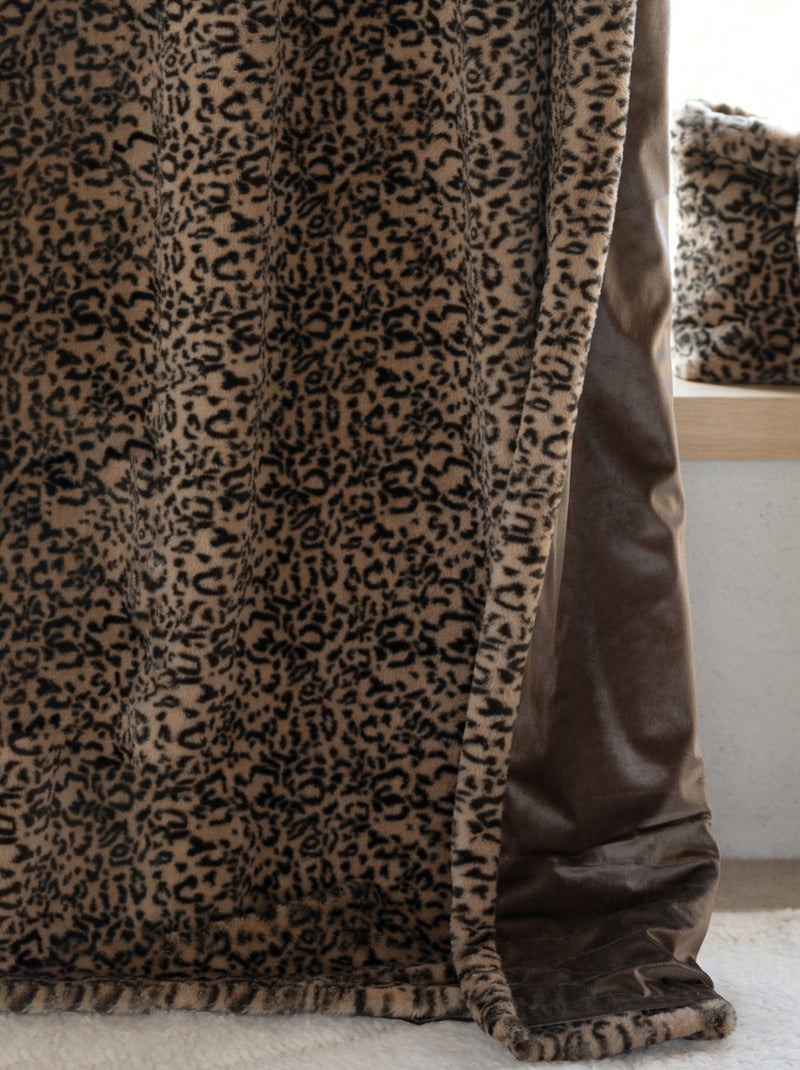 Tenda in finta pelliccia di leopardo Beige - Kiabi