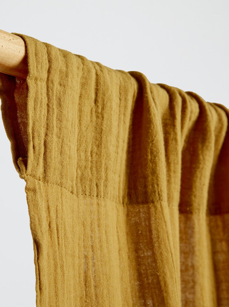 Tenda in garza di cotone GIALLO - Kiabi