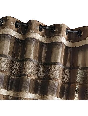 Tenda in jacquard a pois e righe