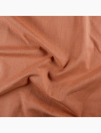 Tenda in lino con occhielli