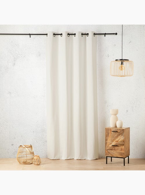 Tenda in lino con occhielli - Kiabi