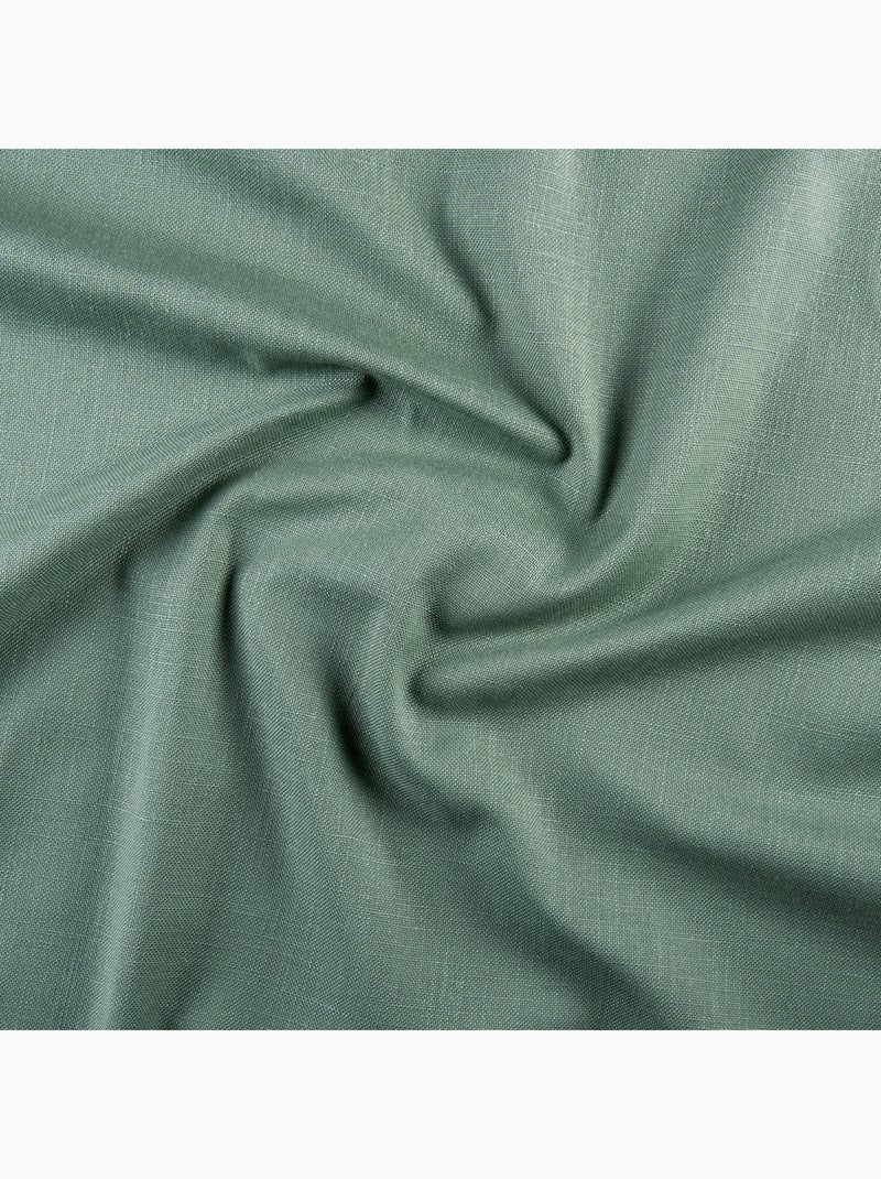 Tenda in lino con occhielli Blu pavone - Kiabi