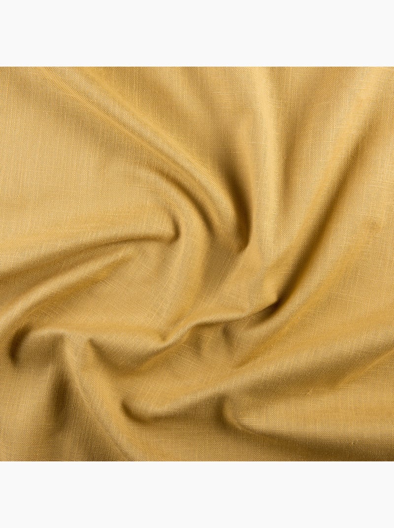 Tenda in lino con occhielli Giallo - Kiabi