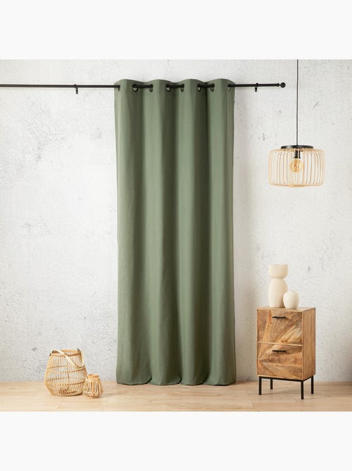 Tenda in lino con occhielli - Kiabi