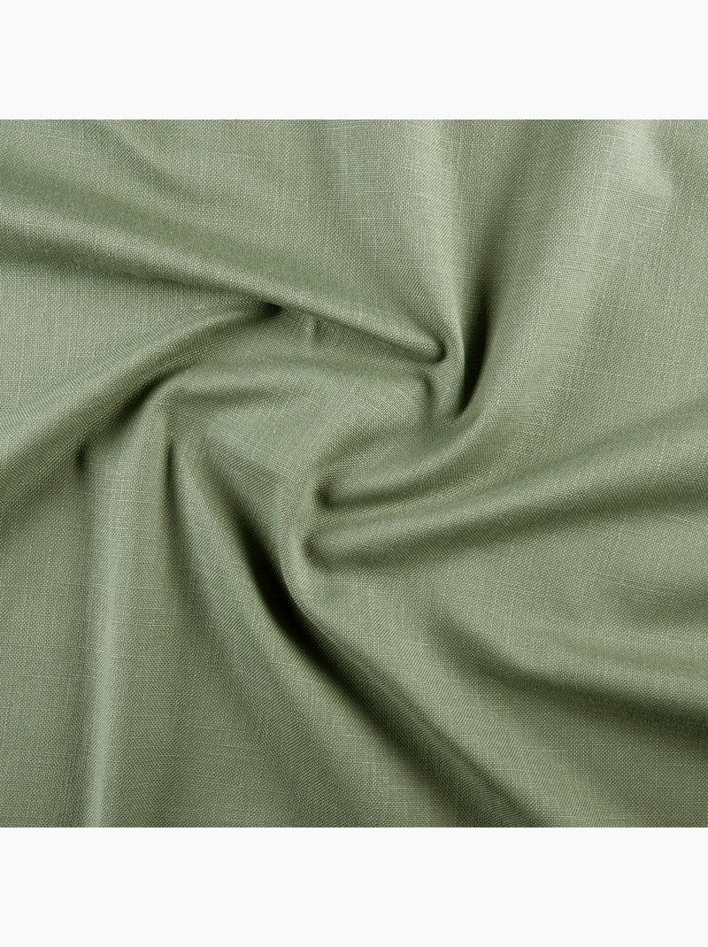 Tenda in lino con occhielli Verde - Kiabi