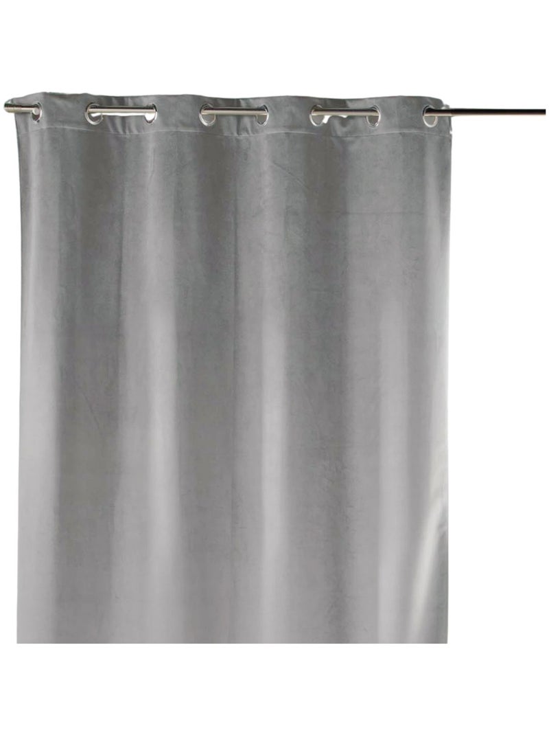 Tenda in morbido velluto Grigio chiaro - Kiabi