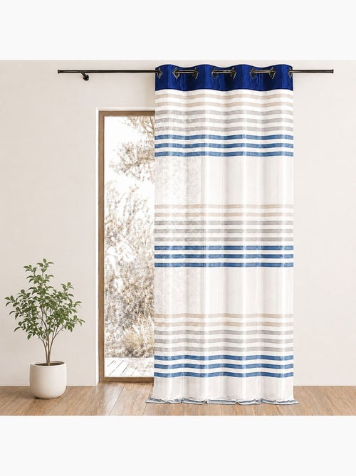 Tenda in organza a righe colorate - Kiabi Tenda in organza a righe colorate - Kiabi