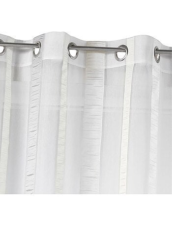 Tenda in organza a righe verticali