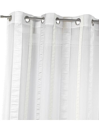 Tenda in organza a righe verticali