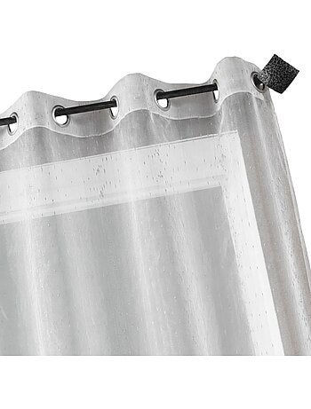 Tenda in organza con gocce metalliche