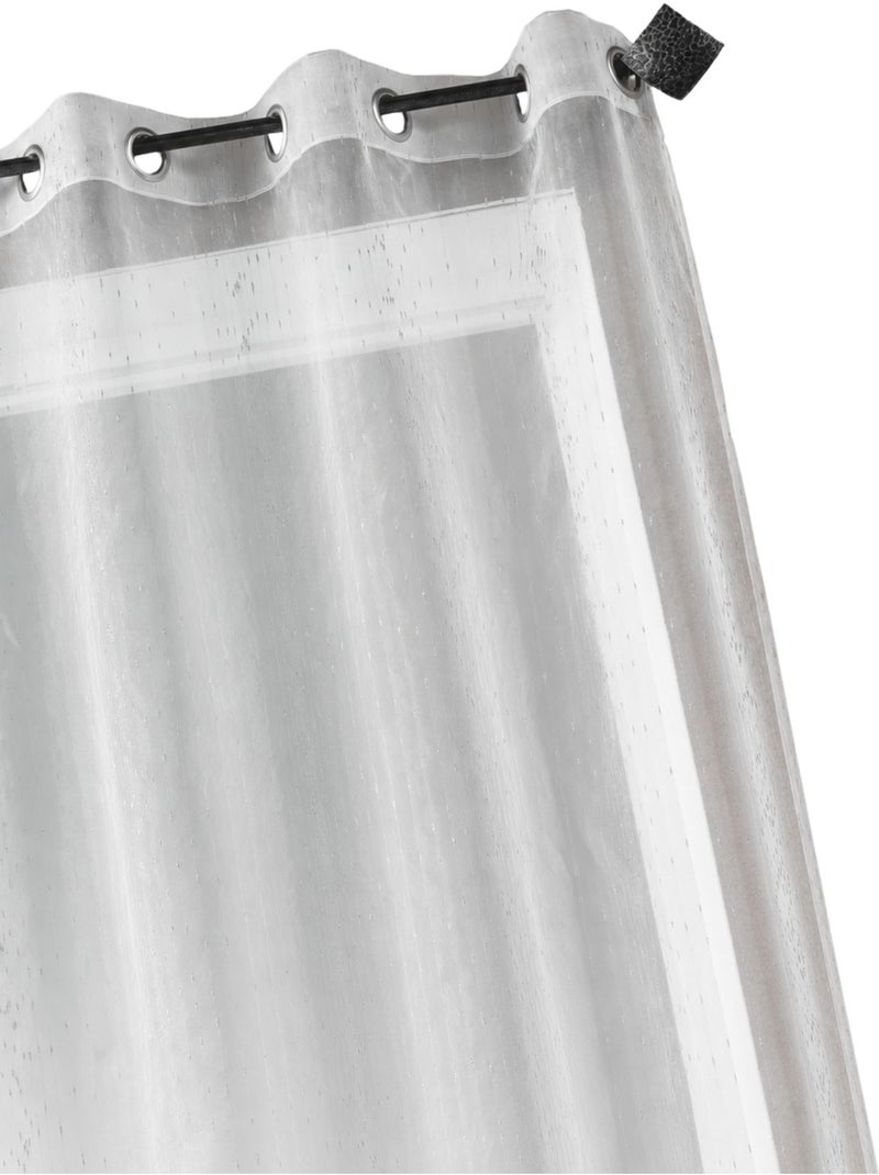 Tenda in organza con gocce metalliche Bianco - Kiabi