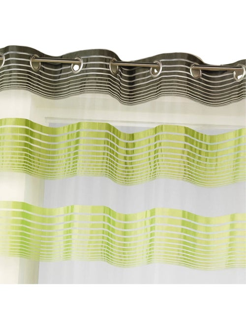 Tenda in organza con sottili righe orizzontali colorate - Kiabi Tenda in organza con sottili righe orizzontali colorate - Kiabi