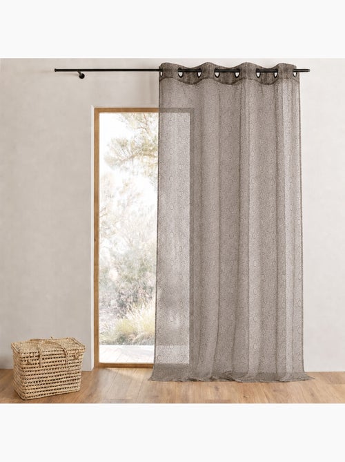 Tenda in organza ricamata con motivi a bolle - Kiabi Tenda in organza ricamata con motivi a bolle - Kiabi
