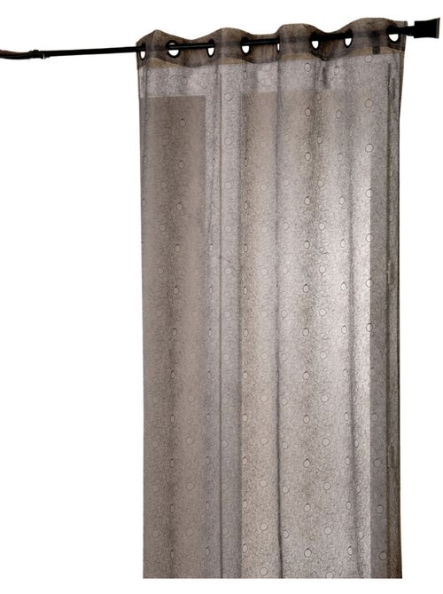 Tenda in organza ricamata con motivi a bolle - Kiabi Tenda in organza ricamata con motivi a bolle - Kiabi