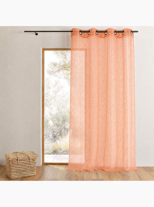 Tenda in organza ricamata con motivi a bolle - Kiabi Tenda in organza ricamata con motivi a bolle - Kiabi