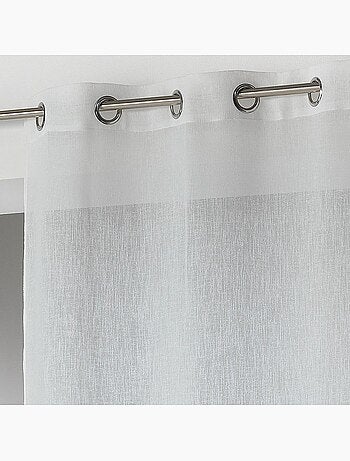 Tende di grande ampiezza con effetto lino intrecciato