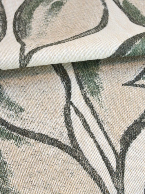 Tenda in polilene stampata a foglie acquerellate - Kiabi