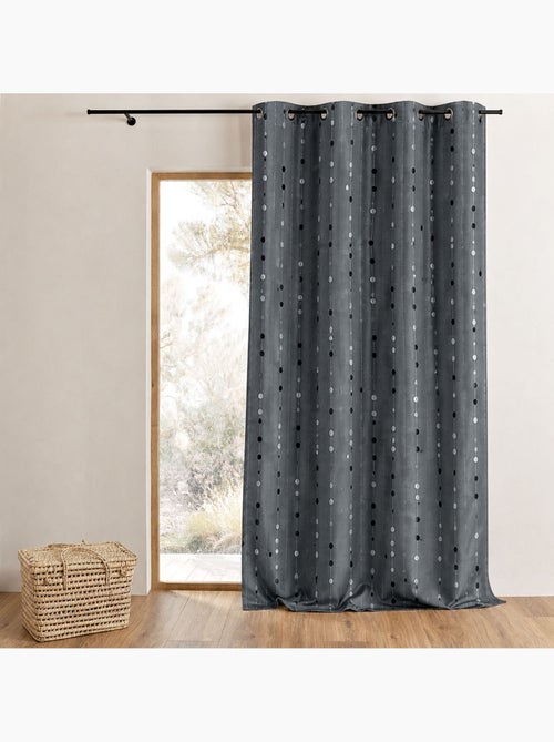 Tenda in shantung con motivo a palline intrecciate - Kiabi Tenda in shantung con motivo a palline intrecciate - Kiabi
